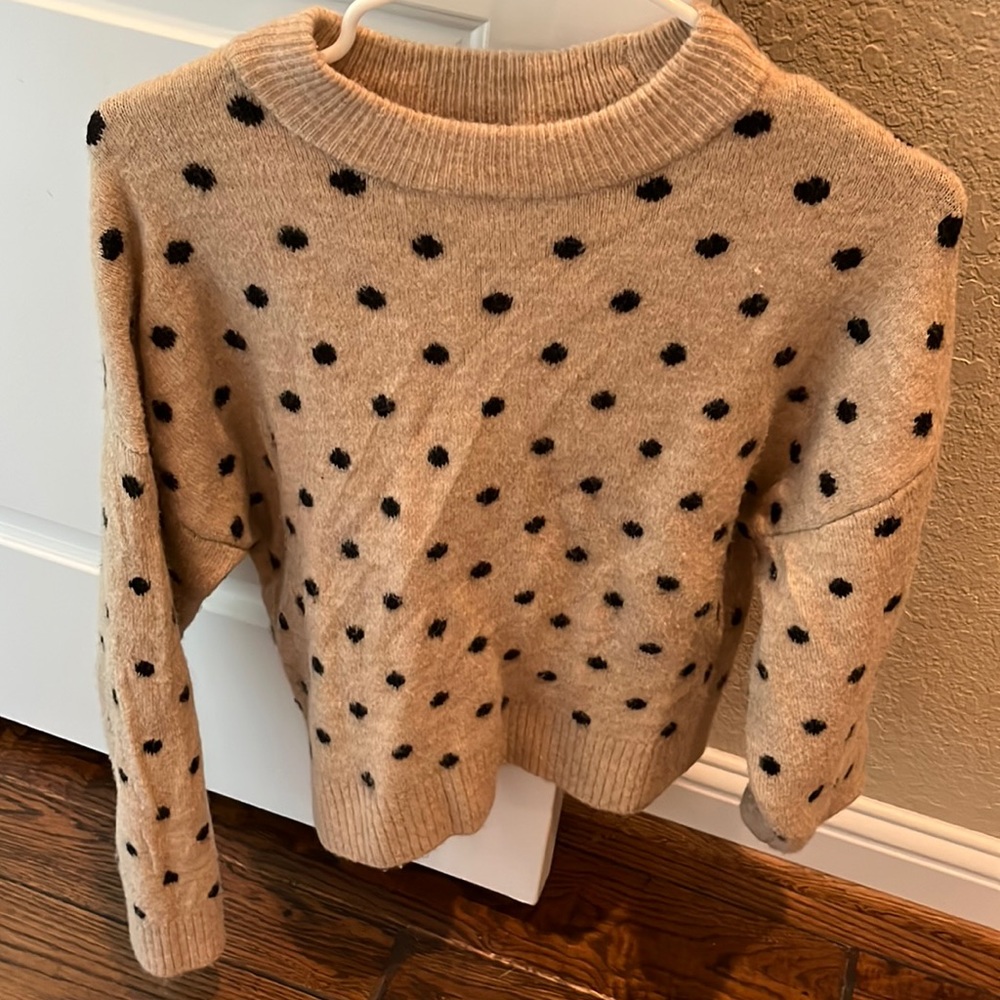 H&M polka dot sweater - size XS